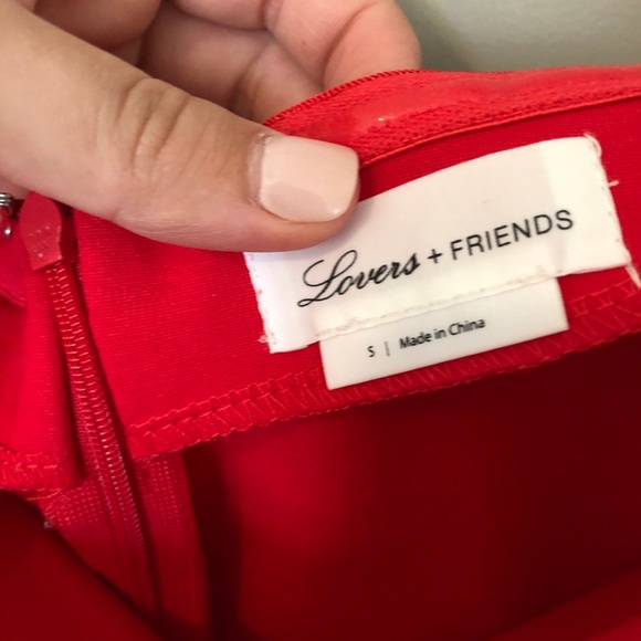 Dillion Midi - Lover + Friends Red Dress - Picture 7 of 8